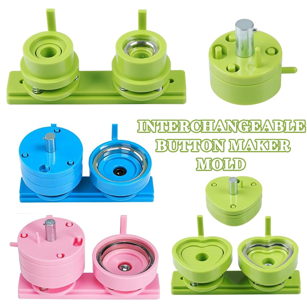 Replaceable Badges Button Maker Machine Mold, 58MM Pin Badges Making Machine Mold ,Beginner-Friendly