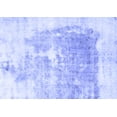 thumbnail image 1 of Ahgly Company Indoor Rectangle Solid Blue Modern Area Rugs, 2' x 4', 1 of 4