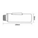 thumbnail image 2 of Rociador de grifo de cocina con interruptor de 2 funciones, diseño desplegable para acceso completo al fregadero y aireadores superiores que garantizan un flujo de agua silencioso, la tecnología de, 2 of 3