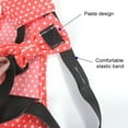 thumbnail image 4 of IKemiter Couche pour Animaux à Fleurs pour Canard avec Nœud Papillon Imperméable et Réutilisable avec Bande Élastique Design Vêtements de Ferme, 4 of 7