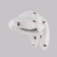 thumbnail image 2 of Sombrero de orejas de conejo cálido de invierno para hombres y mujeres - Gorra de solapa de forro polar sintético para el frío, actividades al aire libre y regalos, 2 of 5