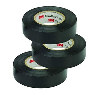 3M Scotch 130C Linerless Splicing Tape - 2 Inch X 30 Feet, High-Voltage Insulating Electrical Tape, Black