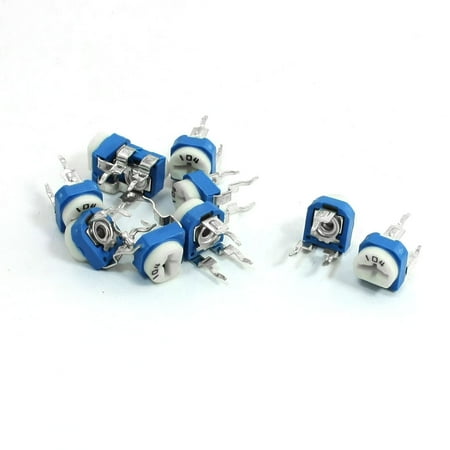 - Unique Bargains 10Pcs 100K Ohm Single Turn Potentiometer Volume Control Resistor