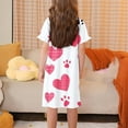 thumbnail image 5 of Cethrio Kids Girls Nightgowns, Soft Short Sleeve Summer 2025 Sleep Dresses Multicolor Size 7-8 T, 5 of 5