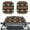 Aztec Western Geometric, variant on ForUDesigns Cool Cute Cats Car Sunshade Anti-Dirty, Polyester, 2 Pieces