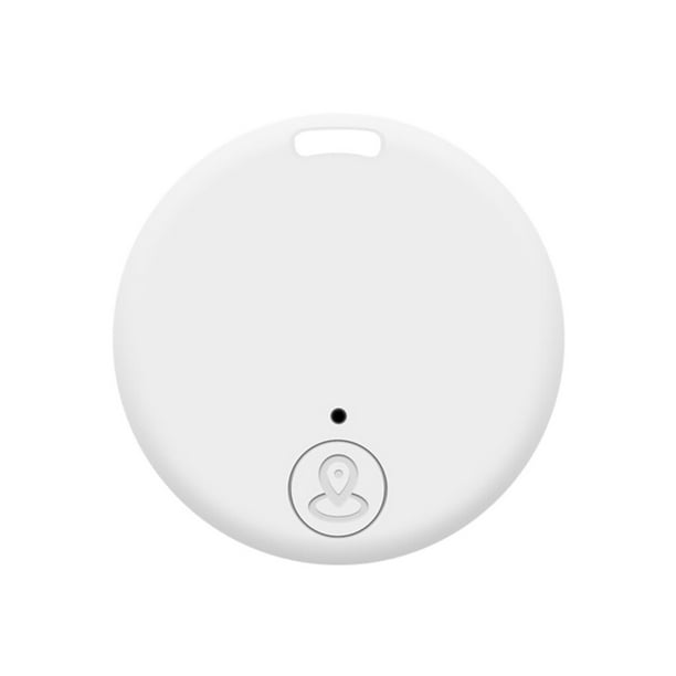 Seitruly Anti-perdida compatible con Bluetooth 5.0 Llavero Teléfono móvil Elder Key Alarma portátil Collar Ubicación Mini Electrónica Blanco