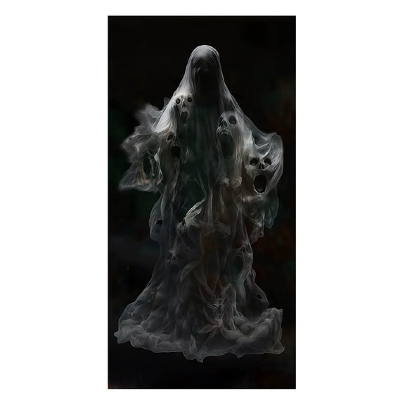 A Party Decoration Halloween Door Hanging Door Cover Tapestry For Halloween Home Decor Door Cover