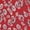 Classic Red Floral, variant on Women's Plus Size Tie-Sleeve Dress - 18, Classic Red Floral