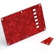 thumbnail image 2 of Cubierta de Tremolo Hugo Stratocaster Rojo Perla Antiscratch, 2 of 6