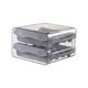 thumbnail image 2 of Tipo de cajón Caja de almacenamiento de huevos Bandeja de huevos de doble capa Contenedor Hogar Cocina (Gris) Ndcxsfigh Libre de BPA, 2 of 6