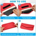 thumbnail image 5 of Uxcell 1 Pcs Faraday Bags, 10.4 x 4.8 Inch Phone Car Keys Fob Protector, 5 of 7