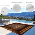 thumbnail image 3 of Brown Vintage Wooden Outdoor Rug for Patio/Deck/Porch, Non-Slip Large Area Rug 5 x 7 Ft, Retro Art Farmhouse Indoor Outdoor Rugs Washable Area Rugs, Reversible Camping Rug Carpet Runner, 3 of 8