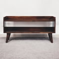 thumbnail image 5 of Artisan Furniture Solid California Walnut Nordic Storage Bench, 5 of 7