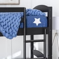 thumbnail image 6 of Walker Edison Transitional Wood Twin-over-Twin Bunk Bed Frame, Black, 6 of 19