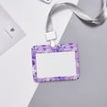 thumbnail image 6 of Cauagu Violet for ID Badge Holder,Badge Holder with Windows Key Card Work Badge Sleeve for Office/ Factory/ID Credit Cards/Proximity Key Cards, 6 of 7