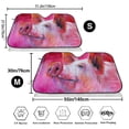 thumbnail image 3 of Kdxio Pink Pig Print Windshield Sun Shade,UV Rays and Sun Heat Protection,Sunshade for Car Windshield,Car Shade Front Windshield - Medium, 3 of 6