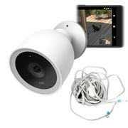 Google Nest Cam IQ Outdoor - Security Surveillance Camera NC4100-White-US(like new)