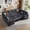 Gray, variant on 112" Beige Corduroy 8-seater U-shaped Sectional Sleeper Sofa Bed with Pull Out Bed, USB Ports,Cup Holders, Side Pockets, Armrest Storage