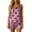 Pink-1, variant on Gytharion Lounge Pj Sets for Women Plus Size Summer 2-Piece Pajama Sets Short Printed Camisole with Elastic Waist Ruffle Shorts Women's Home Sleepwear Sets