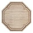 thumbnail image 2 of Unique Loom Oasis Collection Area Rug - Fountain (6' Octagon Brown/Beige), 2 of 6