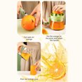 thumbnail image 6 of Manual Juicer Multifunctional Hand Juicer, Lemon Lime Squeezer with Built-in Measuring Cup and Grater, Manual Hand Squeezer Citrus Lemon Orange Juicer(Green), 6 of 8