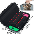 thumbnail image 3 of Herdesigns Cat Carry Case Compatible with Nintendo Switch 2017 & Oled 2021, with 20 Game Card Slots, Cute Portable Travel Carrying Case Pouch for Accessories & Games, 3 of 8