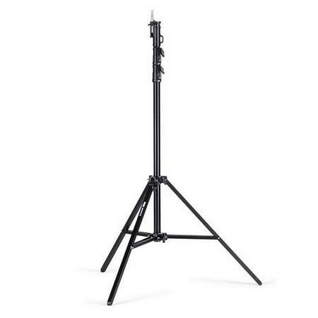 Image of 11.5 Aluminum Black Combo Stand 35 with 2 Risers 3 Sections and 1 Leveling Leg