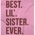thumbnail image 2 of Best Big Sister Ever Older Sibling Bodysuit Jumper Girls Infant Baby Brisco Brands NB, 2 of 6