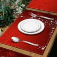thumbnail image 6 of Dmlowu Christmas Place Mats for Dining Table - Winter Christmas Placemats Set of 4, Non-Slip Table Mats for Party Holiday Decor, Heat Proof Christmas Decorations Placemats, 6 of 8