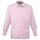 thumbnail image 1 of Premier - Camisa lisa de manga larga con bolsillo formal/para trabajar caballero/hombre (Rosa), 1 of 1