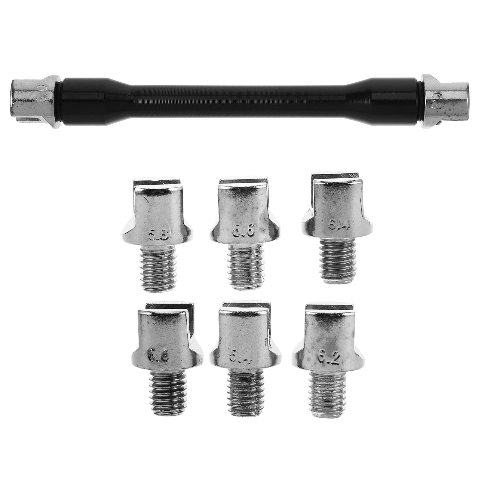 OUNONA 1Set Motorbike Tool Kit Black Ratchet Wrench for Motorcycle Wheel Maintenance Repair
