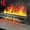 Colorful flame & Heater, variant on 70.9" Electric Water Vapor Fireplace, Smart APP & Remote Control,3D Realistic Multi-Color Flame,Decor & Humidifier,Timer & Child Lock