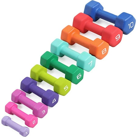 CAP Barbell Neoprene Dumbbell (Available in 1lb - 10lbs), Single