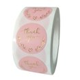 thumbnail image 1 of CAROOTU 500pcs/roll Thank You Stickers High Quality Seal Labels Scrapbook Handmade Sticker Circle Decor, 1 of 7
