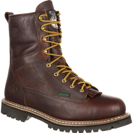 

Georgia Boot Waterproof Lace-To-Toe Work Boot Size 8.5(W)