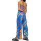 thumbnail image 3 of SAYOO Pantalones de mujer, flores sin mangas / cuello V marino SAYOO moda, 3 of 6