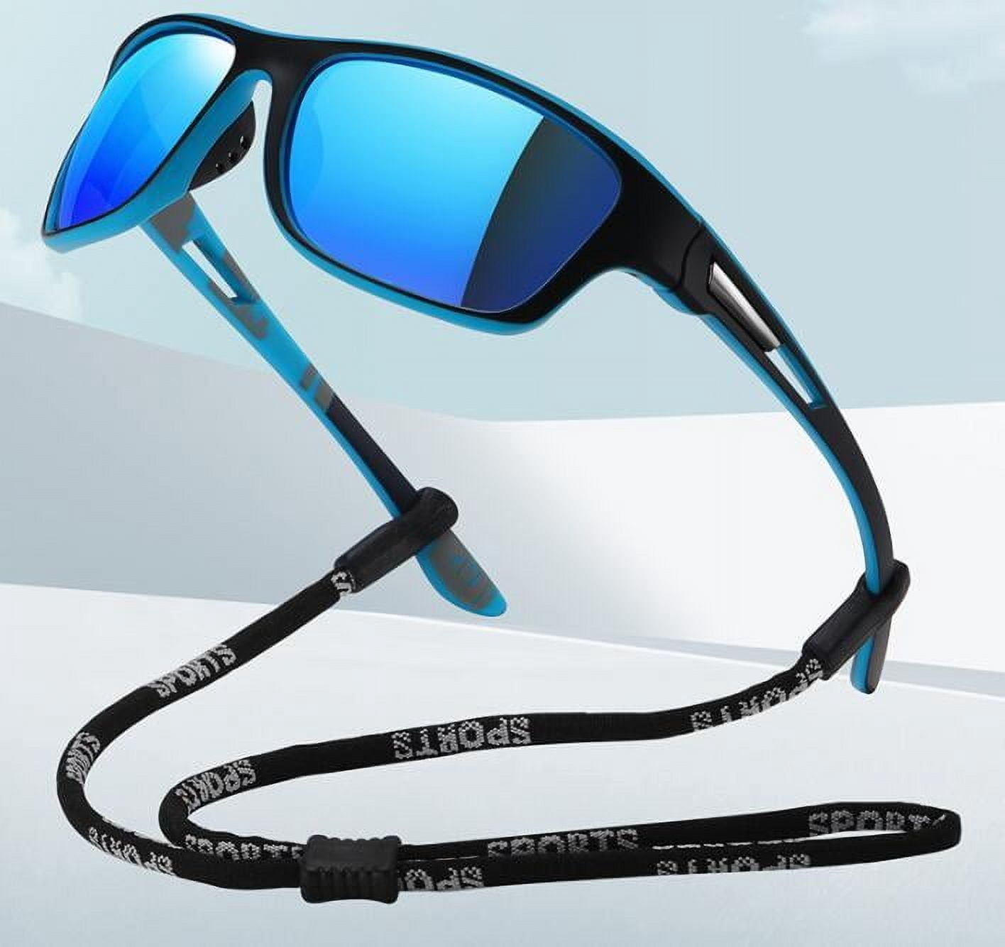 Polarized Sunglasses for Men, Outdoor Sports Cycling Glasses, Windproof and Fashionable Design, Lightweight PC Frame with TAC Lens, Model 3040