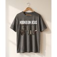thumbnail image 3 of Trenditee Unisex Hooked on Jesus Fishing Graphic Comfort Colors Crew Neck T-Shirt, 3 of 5