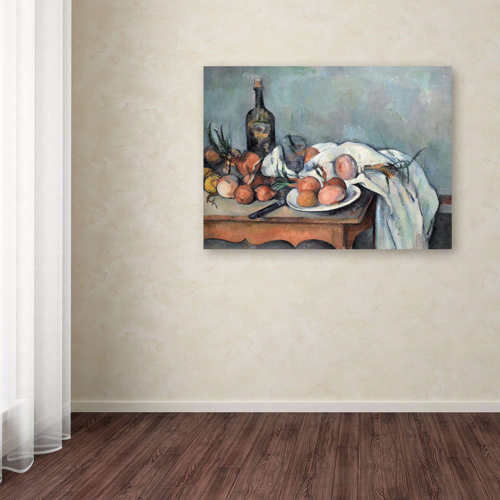 Cezanne 'Still Life With Onions' Canvas Art