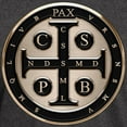 thumbnail image 3 of CafePress - St. Benedict Medal T Shirt - Men's Classic Graphic Cotton T-Shirt, 3 of 4