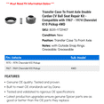 thumbnail image 2 of Transfer Case To Front Axle Double Cardan CV Ball Seat Repair Kit - Compatible with 1967 - 1974 Chevy K10 Pickup 4WD 1968 1969 1970 1971 1972 1973, 2 of 2