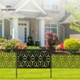 thumbnail image 4 of Metal Outdoor Privacy Screen Panel Decorative Patio Piercing Yard Fence, 4 of 9