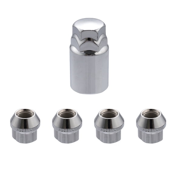 Unique Bargains M12x1.25 Car Wheel Lock Lug Nuts Kit Anti Theft Lug Nut Screw Fit for Subaru Legacy Silver Tone