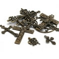 thumbnail image 2 of Tibetan Style Alloy Pendants Mixed Shapes Bronze 31~60x31~60x3~4mm Hole: 1~2mm, 2 of 6