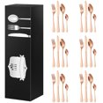 thumbnail image 1 of 40 Piece Silverware Set Stainless Steel Flatware Service for 8 Dishwasher Safe Steak Fork Spoon for Home Restaurant Dining, 1 of 5