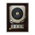 thumbnail image 3 of Kate and Laurel Sylvie High Fidelity Framed Canvas Wall Art by Emiko and Mark Franzen of F2Images, 18x24 Gray, Decorative Vinyl Record Art for Wall, 3 of 8