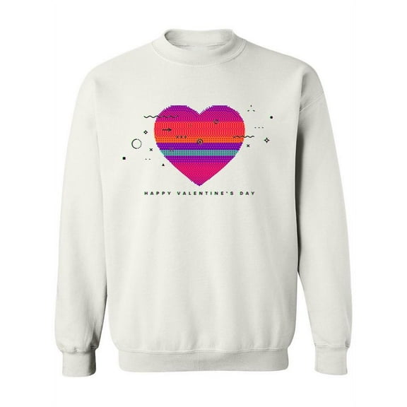 Valentine's Day Heart Sweatshirt Women -Image by Shutterstock, Female 3X-Large