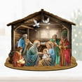 thumbnail image 3 of Nativity Scene Decorative Village Eco Wood Set by G. Debrekht Nativity Holiday Decor - 852763, 3 of 9