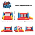 thumbnail image 6 of Action Air Inflatable Bounce House, Bouncer with Air Blower, Bouncy Castle with Durable Slide for Age 3-10, 6 of 6