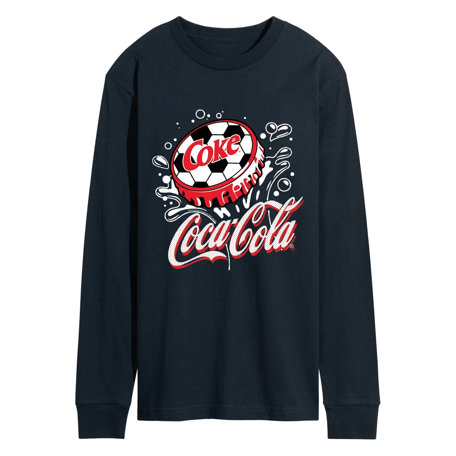 Coca-Cola - Coke Soccer - Men s Long Sleeve Graphic T-Shirt